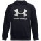 UNDER ARMOUR Rival Fleece Big Logo Hoodie Jungen 001 - black/onyx white S (127-137 cm)
