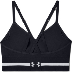 UNDER ARMOUR Seamless Low Long Sport-BH Damen 001 - black/halo gray S