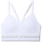 UNDER ARMOUR Seamless Low Long Sport-BH Damen 100 - white/halo gray L