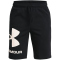 UNDER ARMOUR Rival Fleece Big Logo Shorts Jungen 001 - black/onyx white S (127-137 cm)