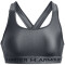 UNDER ARMOUR Armour Mid Crossback Sport-BH Damen 012 - pitch gray/pitch gray/black XS