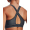 UNDER ARMOUR Armour Mid Crossback Sport-BH Damen 012 - pitch gray/pitch gray/black XS