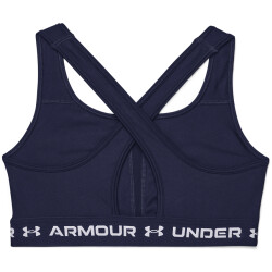 UNDER ARMOUR Armour Mid Crossback Sport-BH Damen 410 - midnight navy/midnight navy/white XS