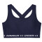 UNDER ARMOUR Armour Mid Crossback Sport-BH Damen 410 - midnight navy/midnight navy/white XS