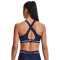 UNDER ARMOUR Armour Mid Crossback Sport-BH Damen 410 - midnight navy/midnight navy/white XS