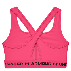 UNDER ARMOUR Armour Mid Crossback Sport-BH Damen 653 - cerise/cerise/black S