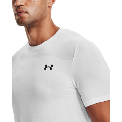 UNDER ARMOUR Seamless Sportshirt Herren 100 - white/black L