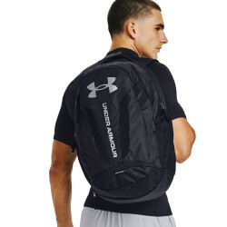 UNDER ARMOUR Hustle 5.0 Rucksack 001 - black/black/silver