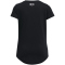 UNDER ARMOUR Sportstyle Logo kurzarm Trainingsshirt M&auml;dchen 001 - black/white M (137-149 cm)