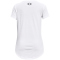 UNDER ARMOUR Sportstyle Logo kurzarm Trainingsshirt M&auml;dchen 100 - white/black M (137-149 cm)