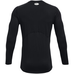 UNDER ARMOUR HeatGear Armour Fitted langarm Sportshirt Herren 001 - black/white XS