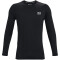 UNDER ARMOUR HeatGear Armour Fitted langarm Sportshirt Herren 001 - black/white XS