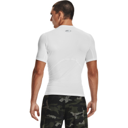 UNDER ARMOUR HeatGear kurzarm Funktionsshirt Herren 100 - white/black XS