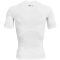 UNDER ARMOUR HeatGear kurzarm Funktionsshirt Herren 100 - white/black XS