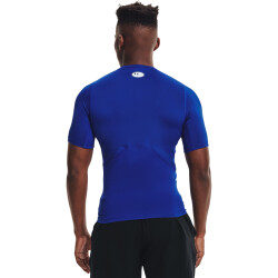 UNDER ARMOUR HeatGear kurzarm Funktionsshirt Herren 400 - royal/white XS
