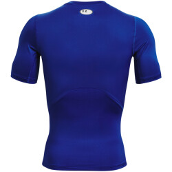 UNDER ARMOUR HeatGear kurzarm Funktionsshirt Herren 400 - royal/white XS