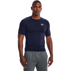 UNDER ARMOUR HeatGear kurzarm Funktionsshirt Herren 410 - midnight navy/white XS