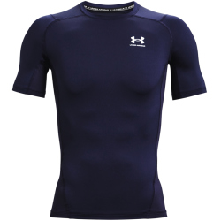 UNDER ARMOUR HeatGear kurzarm Funktionsshirt Herren 410 - midnight navy/white 3XL