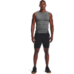 UNDER ARMOUR HeatGear Armour Kompressions-Tank-Top Herren 090 - carbon heather/black L