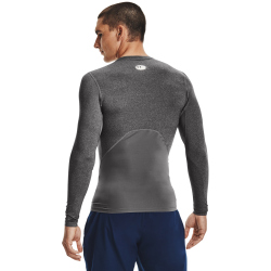 UNDER ARMOUR HeatGear Armour langarm Funktionsshirt Herren 090 - carbon heather/black XS