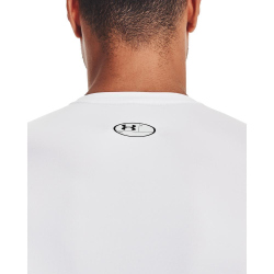 UNDER ARMOUR HeatGear Armour langarm Funktionsshirt Herren 100 - white/black XS