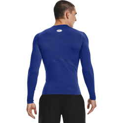 UNDER ARMOUR HeatGear Armour langarm Funktionsshirt Herren 400 - royal/white XS