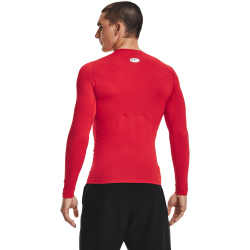 UNDER ARMOUR HeatGear Armour langarm Funktionsshirt Herren 600 - red/white XS