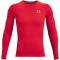 UNDER ARMOUR HeatGear Armour langarm Funktionsshirt Herren 600 - red/white XS