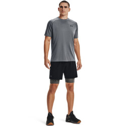 UNDER ARMOUR HeatGear Armour Funktionsshorts Herren 090 - carbon heather/black XXL