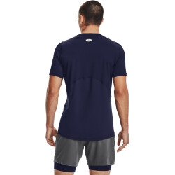 UNDER ARMOUR HeatGear Armour Fitted kurzarm Trainingsshirt Herren 410 - midnight navy/white XS