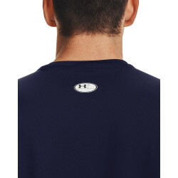 UNDER ARMOUR HeatGear Armour Fitted kurzarm Trainingsshirt Herren 410 - midnight navy/white XS