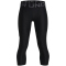 UNDER ARMOUR HeatGear Armour 3/4 Tights Jungen 001 - black/white S (127-137 cm)