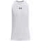 UNDER ARMOUR Baseline Baumwoll Tanktop Herren 100 - white/black/black S
