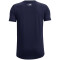 UNDER ARMOUR Sportstyle Logo kurzarm Trainingsshirt Jungen 410 - midnight navy/pitch gray S (127-137 cm)