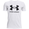 UNDER ARMOUR Sportstyle Logo kurzarm Trainingsshirt Jungen 100 - white/black M (137-149 cm)