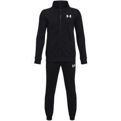 UNDER ARMOUR Knit Trainingsanzug Jungen 001 - black/white L (149-160 cm)