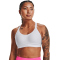 UNDER ARMOUR Infinity Mid Covered Sport-BH Damen 100 - white/white/halo gray XL