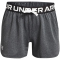 UNDER ARMOUR Play Up Shorts M&auml;dchen 012 - pitch gray light heather/metallic silver L (149-160 cm)