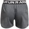 UNDER ARMOUR Play Up Shorts M&auml;dchen 012 - pitch gray light heather/metallic silver L (149-160 cm)