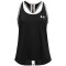 UNDER ARMOUR Knockout Tanktop Mädchen 001 - black/white S (127-137 cm)