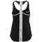 UNDER ARMOUR Knockout Tanktop Mädchen 001 - black/white S (127-137 cm)