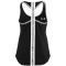 UNDER ARMOUR Knockout Tanktop M&auml;dchen 001 - black/white M (137-149 cm)