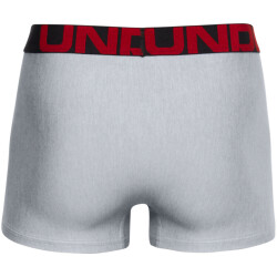 2er Pack UNDER ARMOUR Tech 3" Boxershorts Herren 011 - mod gray light heather/jet gray light heather L