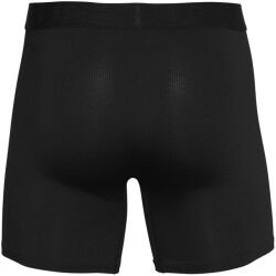 2er Pack UNDER ARMOUR Tech Mesh 6" Boxershorts Herren 001 - black/black S