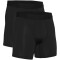 2er Pack UNDER ARMOUR Tech Mesh 6" Boxershorts Herren 001 - black/black S