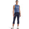 UNDER ARMOUR HeatGear Armour No-Slip Waistband Caprihose Damen 410 - midnight navy/white XS