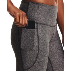 UNDER ARMOUR HeatGear Armour HiRise Leggings Damen 019 - charcoal light heather/white XL