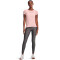 UNDER ARMOUR HeatGear Armour HiRise Leggings Damen 019 - charcoal light heather/white XL