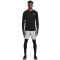 UNDER ARMOUR ColdGear Fitted Crew Sweatshirt Herren 001 - black/white XS
