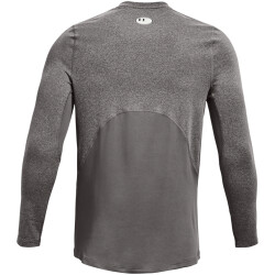 UNDER ARMOUR ColdGear Fitted Crew Sweatshirt Herren 020 - charcoal light heather/black S